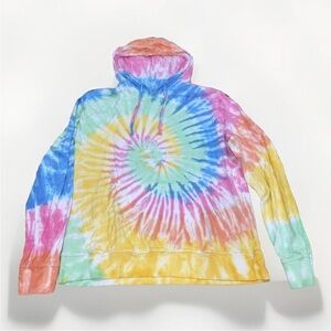 Black Jack Tye Dye Lightweight Hoodie Medium 100% Cotton